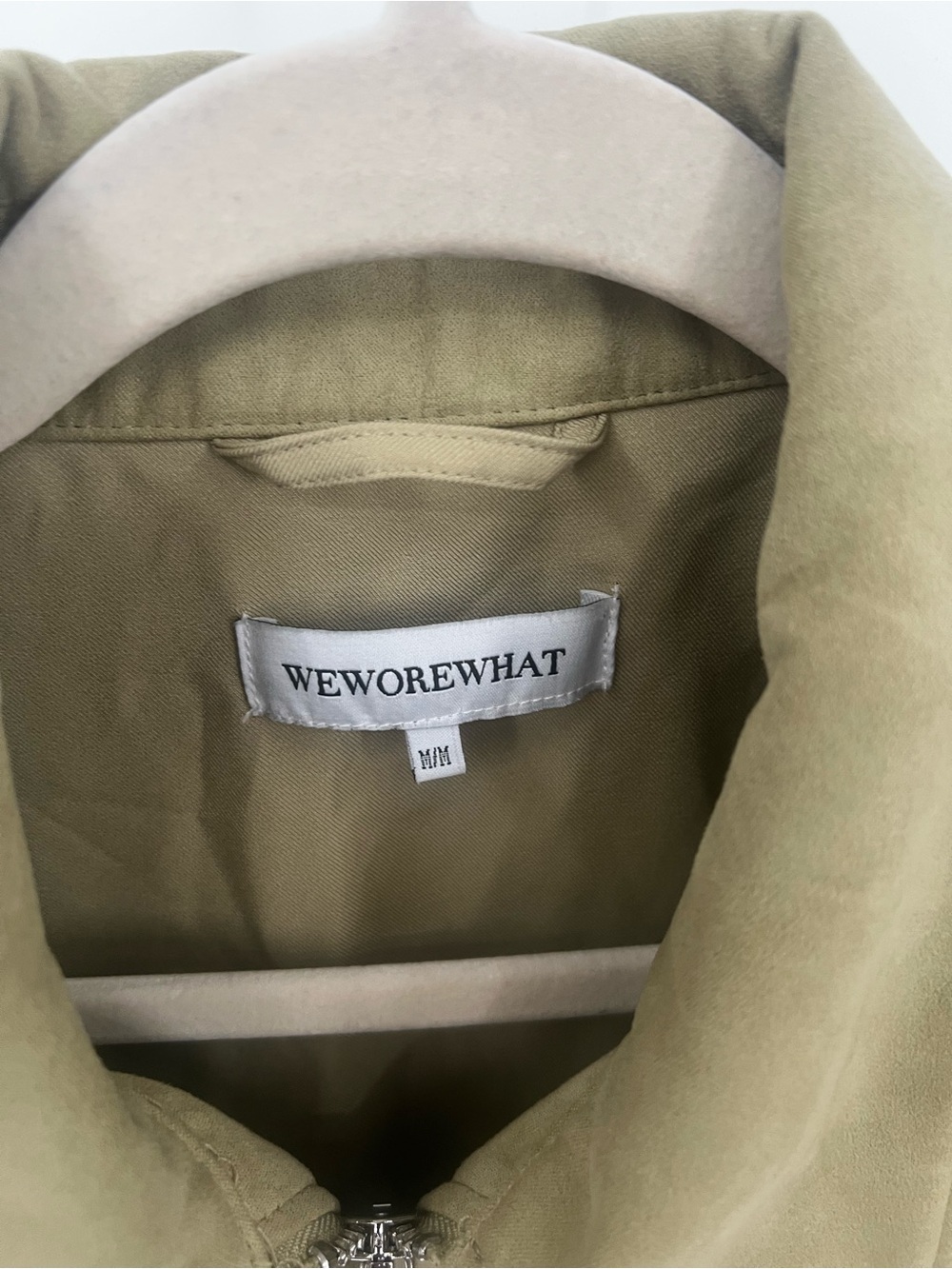 WeWoreWhat Faux Suede Fringe Zip-Front Jacket - Picture 7 of 15